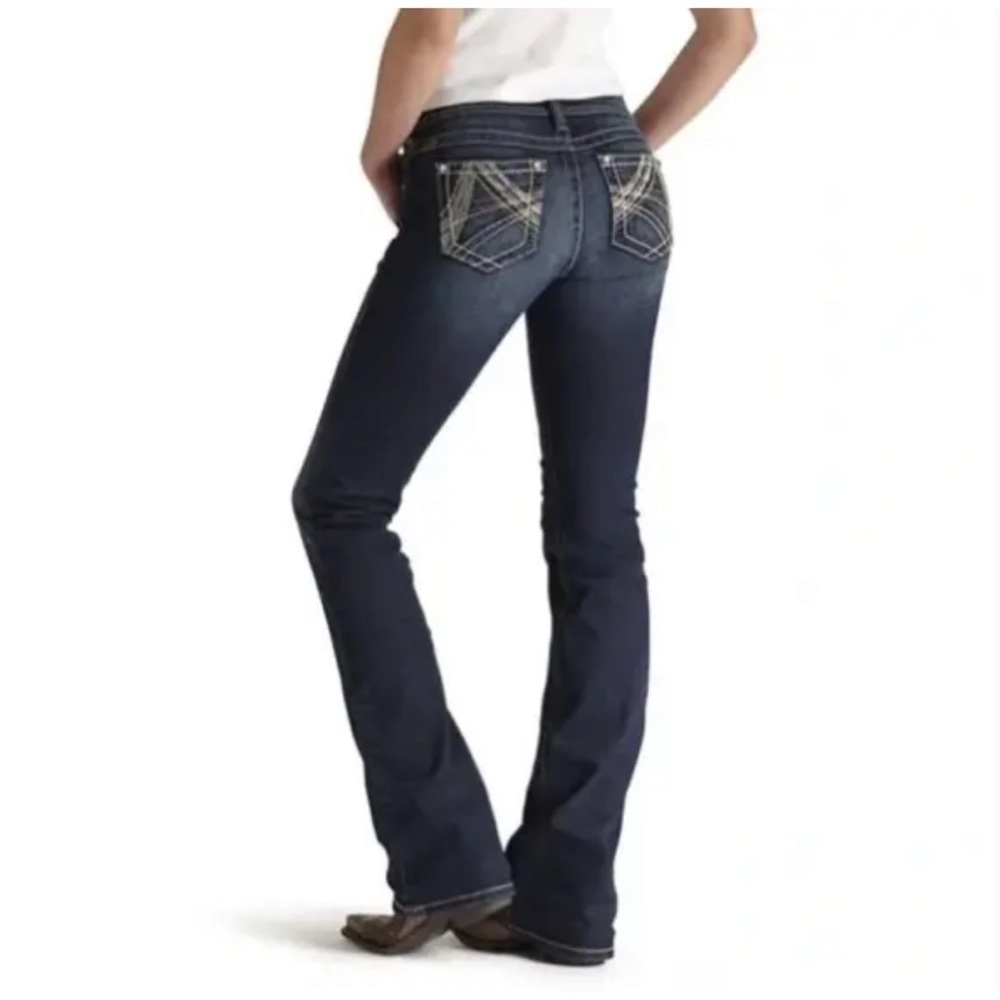 ARIAT Denim Ruby Bootcut Jeans Womens 27S (30" inseam) Embroidered